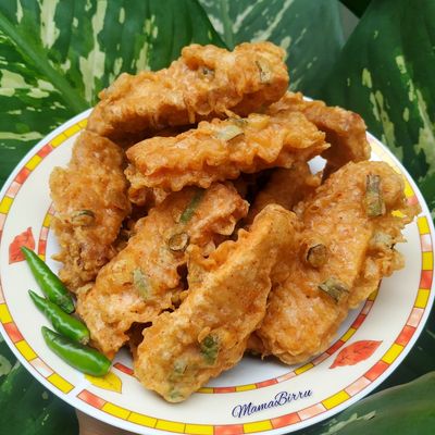 Oncom Goreng Tepung